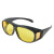 Color Name: Gold - Car Night Vision Sunglasses Night Driving Glasses Driver Goggles Unisex Sun Glas F640-12000019903673035