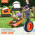 Electric Wheelbarrow Cart, 500W Powered Utility Garden Wagon Dump Cart, 5 Cu. Ft. Load & 330 lbs Ca E415-DDL2LHYTC1JL1DT7ZV1