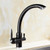 SHAI Kitchen Faucets Solid Brass Crane For Kitchen Deck Mounted Water Filter Tap Three Ways Sink Mi Y829-813450167401050112