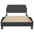 Bed Frame "Dover" Black 39.4"x74.8" Faux Leather A949-373269