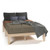 14 Inch Full Size Wood Platform Bed Frame with Wood Slat Support-Brown B593-HW63259