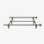 Queen size Steel Metal Bed Frame with Bolt-on Headboard Brackets Q280-QMBFCAEX186281