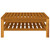  7 Piece Patio Lounge Set with Cream Cushion Solid Acacia Wood A949-3086946