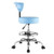 Rolling Stool with Back Support, 500 lbs Weight Capacity, Height Adjustable, Thick Cushion Ergonomi E415-BQDYYDLSYX50SXJF9001V0