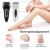 Color: Orange - Electric Foot File Pedicure Machine Callus Remover Rechargeable Foot Heel Cracked D F640-12000043173469939