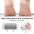 Color: Orange - Electric Foot File Pedicure Machine Callus Remover Rechargeable Foot Heel Cracked D F640-12000043173469939