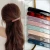 Color: WHITE - Frosted Resin Spring Hair Clip Vintage Elegant Hairpin Hair Clip Women Ponytail Clam F640-12000035330552207