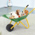 Outdoor Garden Backyard Play Toy Kids Metal Wheelbarrow-Red B593-TY571753