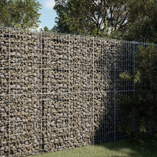  Gabion Basket Silver Galvanized Iron Large Heavy Weight Endurance A949-3295226