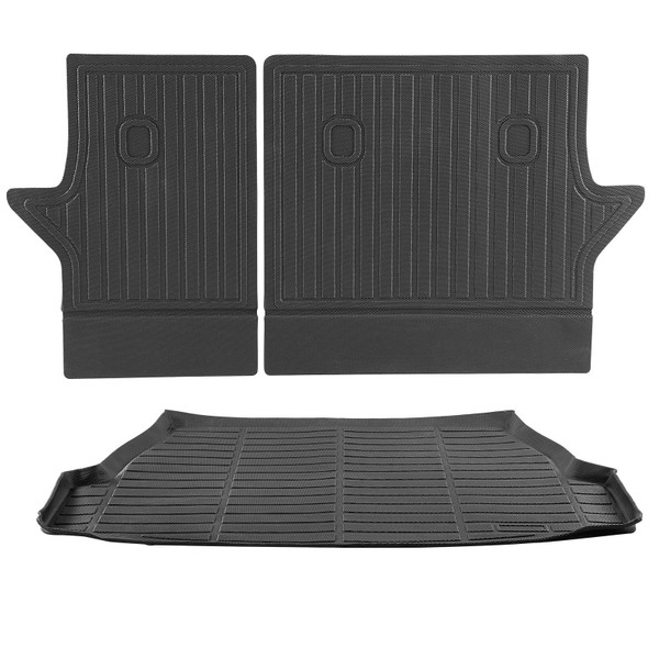 Cargo Mats Compatible with Toyota RAV4 2019-2024, Custom Fit TPE Cargo Liner Set for SUVs, Trunk an E415-YDXDYTQCHDHSRPIATV0