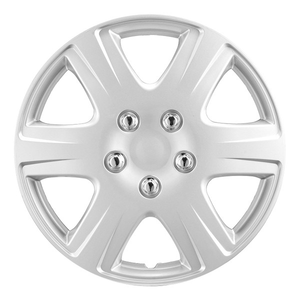 Wheel Rim Cover Hubcaps, 15 in Diameter, Sturdy & Durable Scratch-Resistant Hubcap with Snap & Valv E415-QFGLGGTYKQFGXOXCGV0