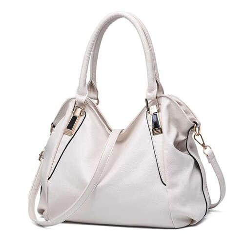 (5 Colors Available) Western High Fashion Elegant Casual Design Women PU Tote Bag/ Shoulder Bag A392-fhbg0284