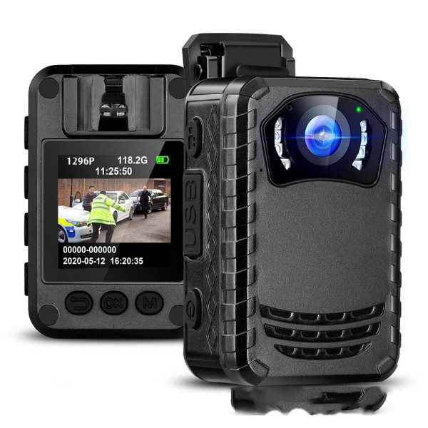 Body Color: 32GB - Law Enforcement 1296p HD Night Vision Chest Wear Duty Field Work Recorder Q119-CJYD195278501AZ