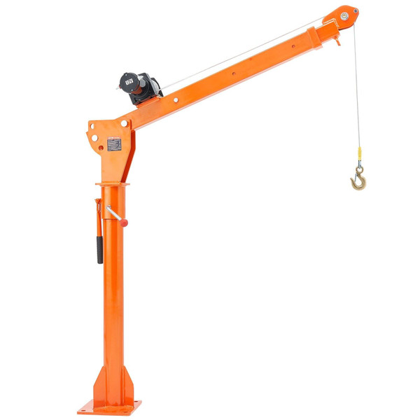 Electric Pickup Truck Crane, 1100 lbs, Folding Truck-Mounted Bed Crane with Electric Winch 3500 lbs E415-DDJPCZDJDDJP4OMHJV9