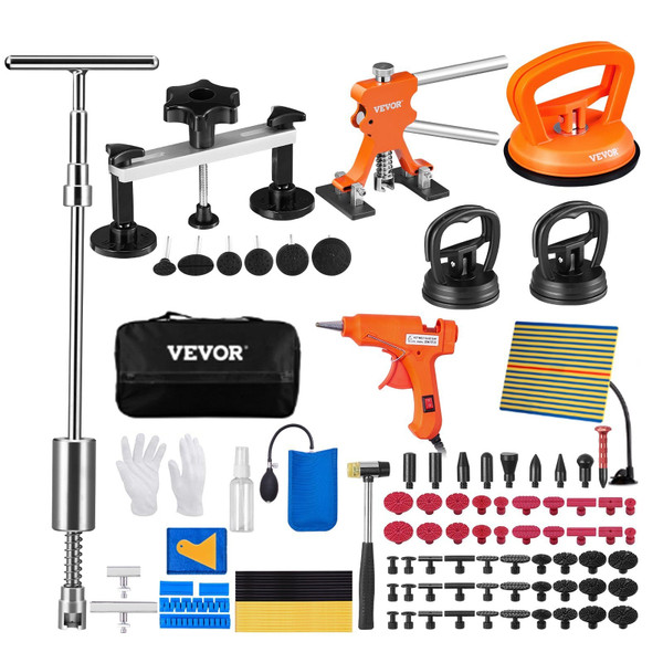 107 PCS Dent Removal Kit, Paintless Dent Repair Kit with Golden Lifter, Bridge Puller, Slide Hammer E415-CSLBGJSJTJ107AP1TV1