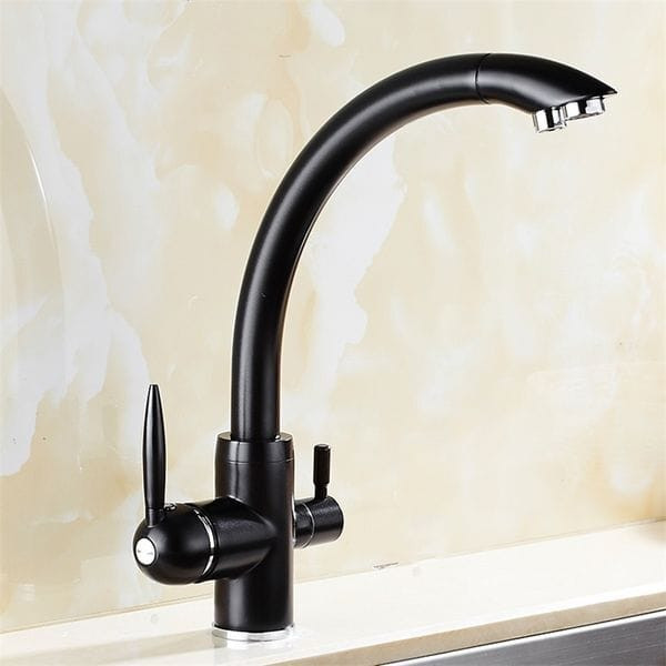 SHAI Kitchen Faucets Solid Brass Crane For Kitchen Deck Mounted Water Filter Tap Three Ways Sink Mi Y829-813450167401050112