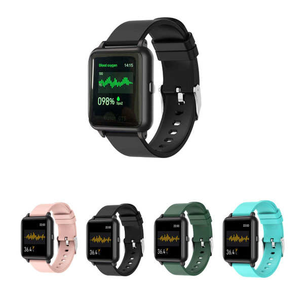 Color: BLUE - OXITEMP Smart Watch With Live Oximeter, Thermometer And Pulse Monitor With Activity T K290-51609690407185
