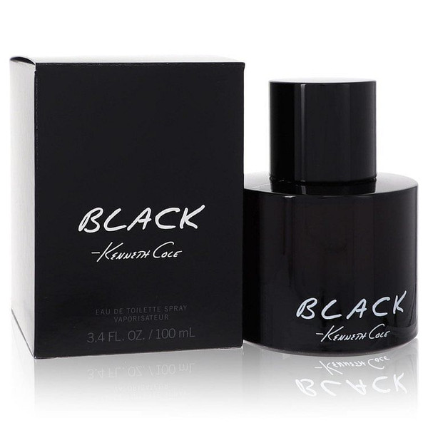Kenneth Cole Black by Kenneth Cole Eau De Toilette Spray 3.4 oz (Men) V728-403262