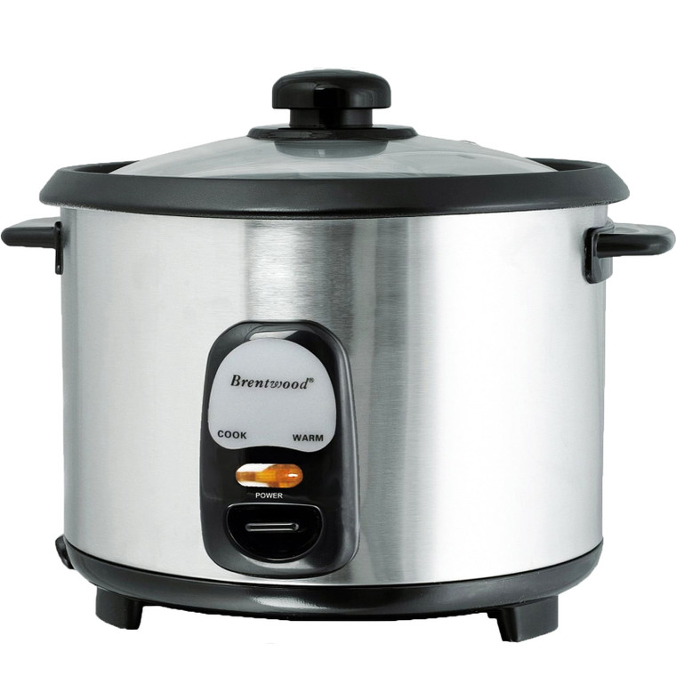 Brentwood 5 Cup Rice Cooker/Non-Stick with Steamer D970-TS-10