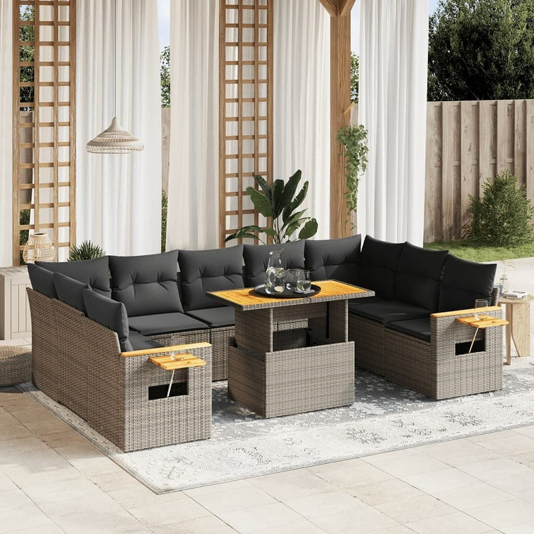  Garden Sofa Set Grey, Dark Grey A949-3273664