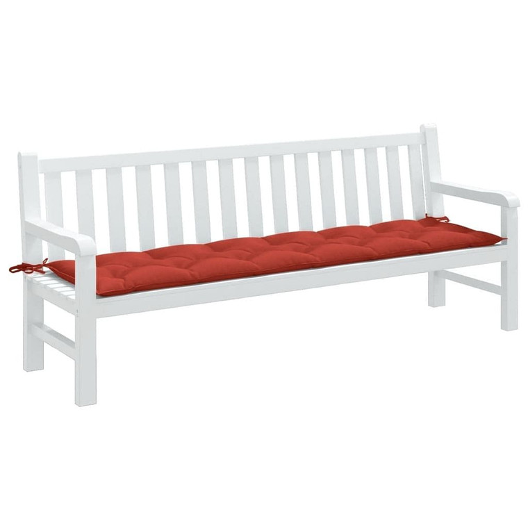  Garden Bench Cushion Melange Red 100% Polyester A949-4002581