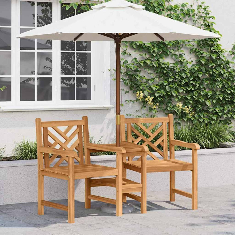  Outdoor Chairs Brown 152 x 63 x 89 cm Solid teak wood A949-42001958