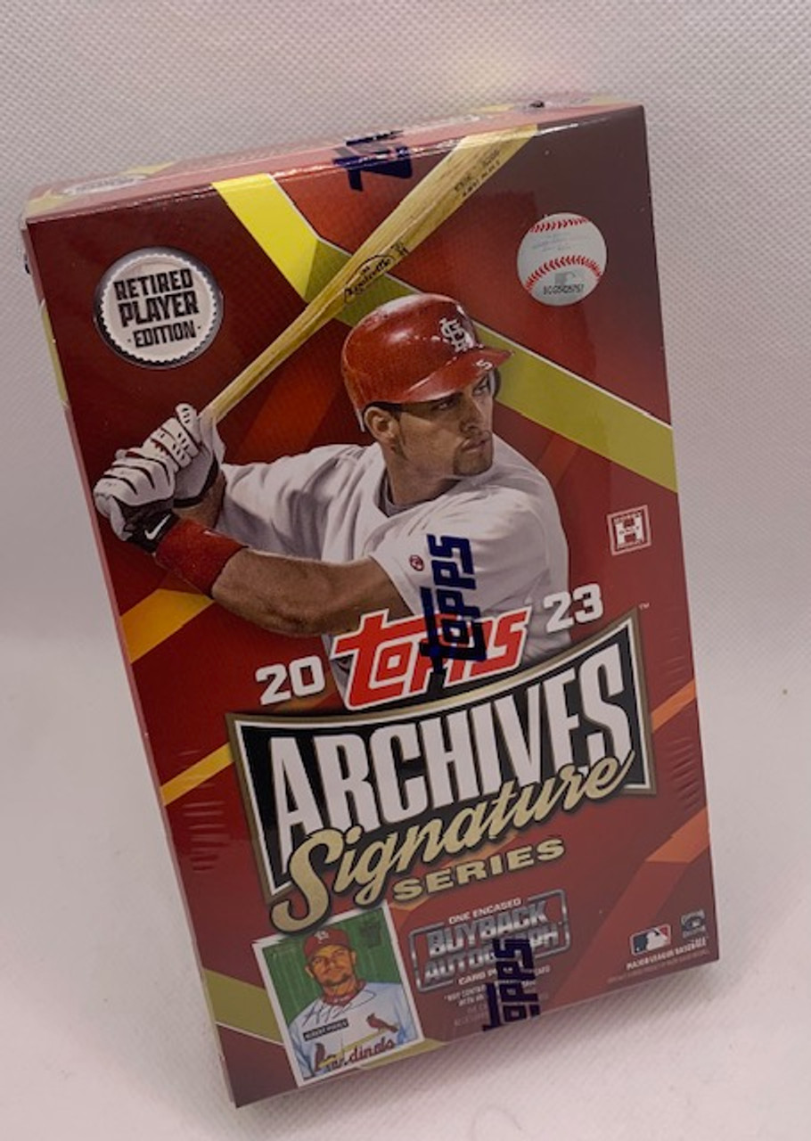 2023 Topps Archives Signature Series Retired Player Ed Baseball Box