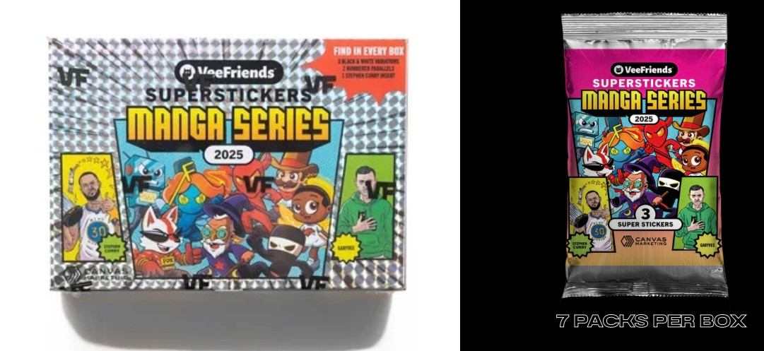 VeeFriends Super Stickers Manga Series Box