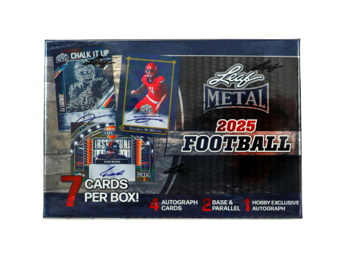 2025 Leaf Metal Football Hobby Box 2025 Leaf Metal Football Hobby Box