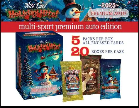 2025 Wild Card Holiday Hits Multi Sport PREMIUM Auto Edition