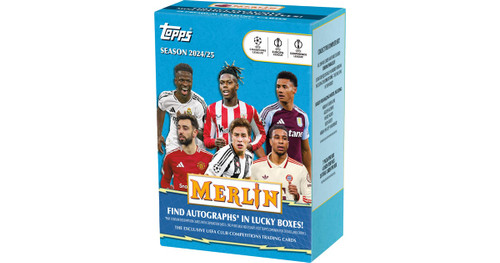 2024/25 Topps UEFA Club Competitions Merlin Chrome Soccer Blaster Box