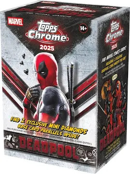 2025 Topps Chrome Marvel Deadpool Blaster Box