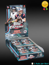 2025 Topps Chrome Football Hobby Box