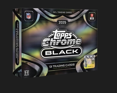 2025 Topps Chrome Black Football