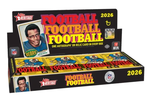2026 Topps Heritage Football Hobby Box
