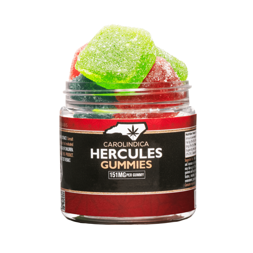 Carolindica Hercules Blend Gummies: Premium CBD-Infused Wellness Snack