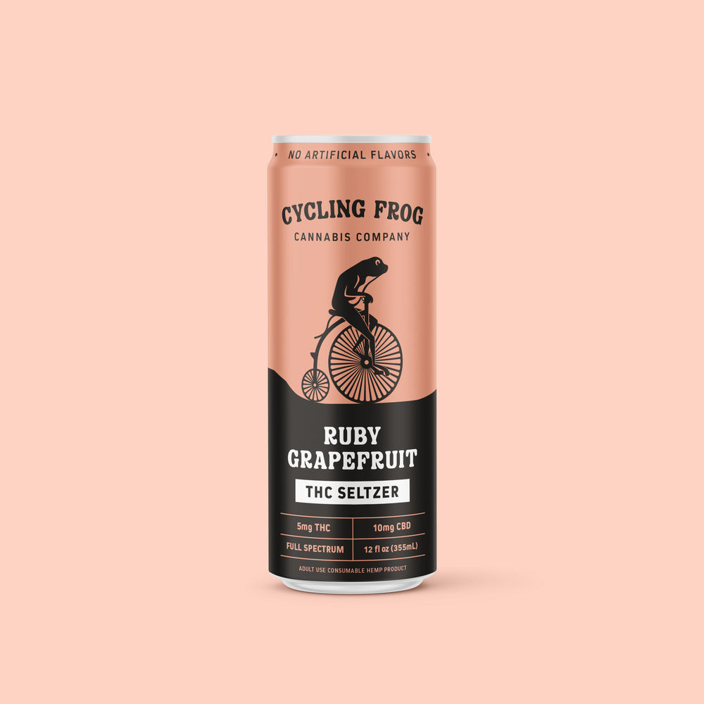 Cycling Frog Ruby Grapefruit Delta 9 Seltzer