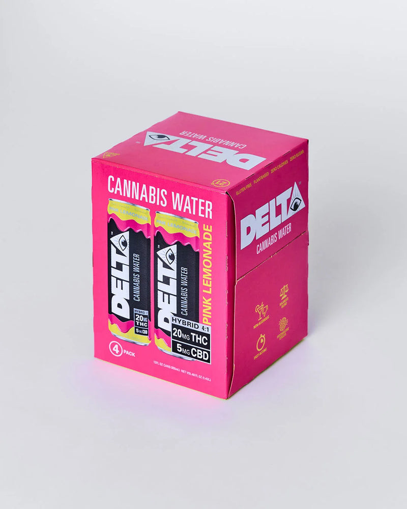 Polluted Delta 4枚セット Delta Cannabis Water Live Resin: Paradise OG D9 Pink Lemonade