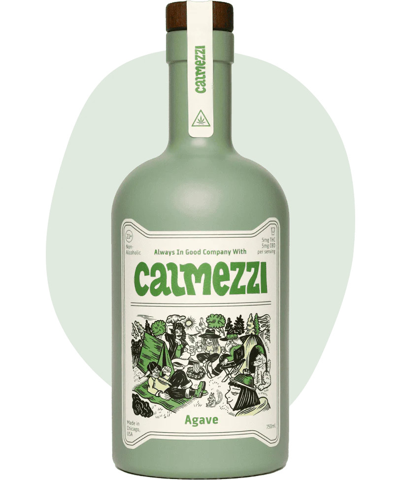Calmezzi Agave Hemp-Infused Non-Alcoholic Spirit