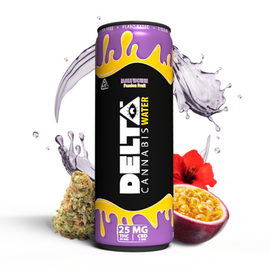 Delta Cannabis Water Live Resin: Maui Wowie D9 Passion Fruit