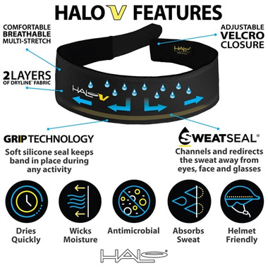 TEAM HALO V - VELCRO® ADJUSTABLE HEADBAND