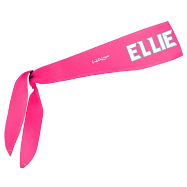 ELLIE 5 Bright Pink Halo I - tie back headband