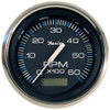 Faria Chesapeake Black 4" Tachometer w\/Hourmeter - 6000 RPM (Gas) (Inboard) [33732]