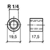 Veratron Pyrometer Sensor Threaded Bushing f\/Welding to Manifold f\/Thermocoupler Element [N03-320-266]