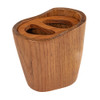 Whitecap Oval Toothbrush Holder (Oiled) - Teak [63112]