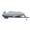 Carver Sun-DURA Extra Wide Series Styled-to-Fit Boat Cover f\/20.5 Aluminum Modified V Jon Boats - Grey [71420XS-11]
