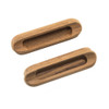 Whitecap Teak Oblong Drawer Pull - 4-1\/16"L - 2 Pack [60124-A]