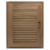 Whitecap Teak Louvered Door & Frame - Right Hand - 15" x 20" [60724]