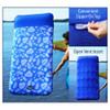 Aqua Leisure Supreme Oversized Controued Lounge Hibiscus Pineapple Royal Blue w\/Docking Attachment [APL19977]