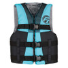 Full Throttle Teen Nylon Life Jacket - Aqua\/Black [112200-505-010-22]